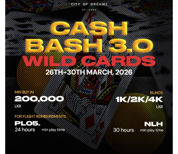Cash Bash 3.0 – Wild Cards Arrives in Sri Lanka